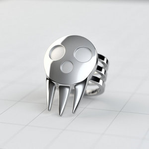 Shinigami mask ring