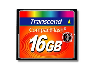 Карта памяти CompactFlash 16GB Transcend