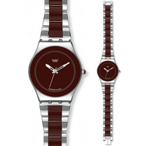 часы Swatch Ceramic Brown