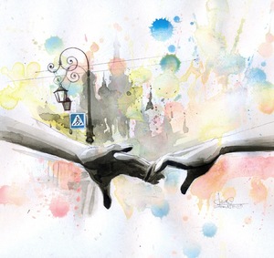 Футболка с рисунком Lora Zombie