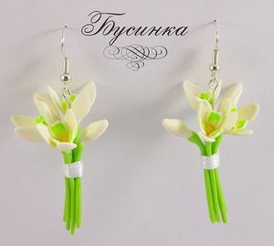 Серьги ручной работы