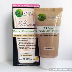 Bb cream Garnier Секрет Совершенства комплексный увлажняющий крем