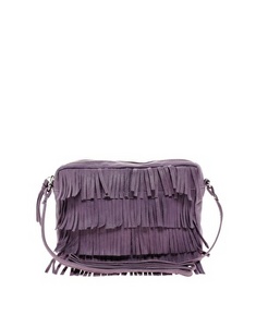 Сумочка ASOS Leather Fringe Across Body Bag