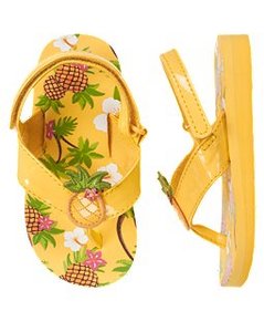 Pineapple Flip Flops