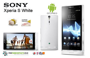 SONY xperia S WHITE