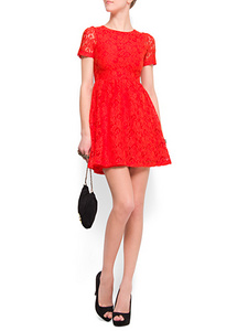 A-line lace dress MNG