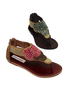 Steve Madden Pharroh Beaded Leather Sandal