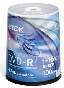 Болванки TDK DVD+R 4.7Gb