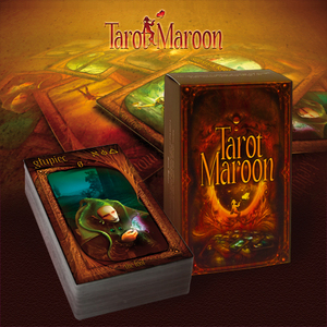 Maroon Tarot Cards