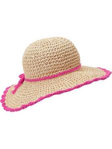 Шляпа Scallop-Trim Straw Sun Hats for Baby
