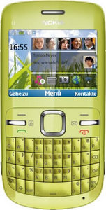 Лаймовую панель на Nokia C3