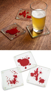 Dexter Blood Spattered Coasters