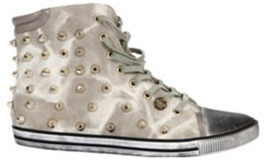 sneakers with metal studs