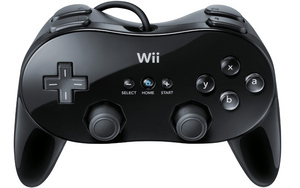Контроллер Wii Classic Pro (черный)