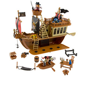 Deluxe Mickey Mouse Pirates of the Caribbean Pirate Ship Play Set