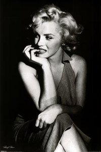 Marilyn Monroe Movie (Sitting) Poster Print