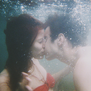 Kissing underwater