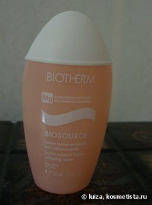 Biotherm Biosource Hydra-Mineral Lotion Softening Water – Смягчающий тоник для сухой кожи