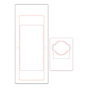 Sizzix Pop 'n Cuts XL Die Set - Card, Horizontal A2 w/Circle Label, 3-D (Pop-Up)