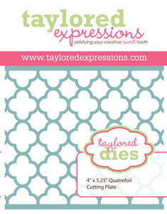 Quatrefoil Cutting Plate TE113