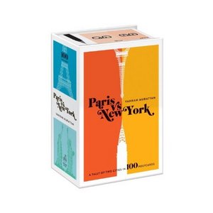 Paris versus New York Postcard Box