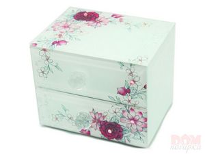 Большая шкатулка для украшений из стекла