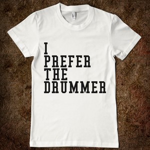 Футболка I prefer the drummer