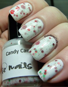 Indie Nails Candy Cane