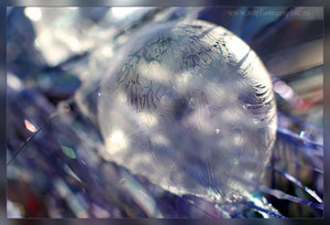 Мыльные пузыри в мороз