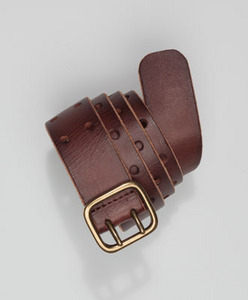 Double Prong Skinny Belt