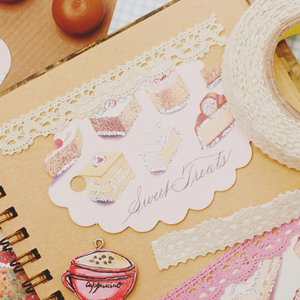 Декоративный скотч 'Pastel Lace Tape' - Yellow Green