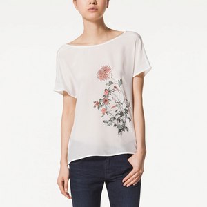 FLORAL PRINT T-SHIRT