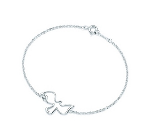 Paloma's Dove bracelet in sterling silver, medium - Tiffany & Co