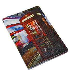Кожаная обложка для паспорта 'London'