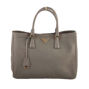 Prada saffiano tote grey