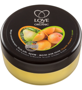 Mega увлажняющее крем-желе для тела от Love2mix organic (Organic абрикос + груша)