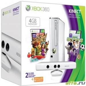 Microsoft Xbox 360 Slim 4Gb + Kinect Сенсор движений