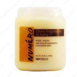 Маска для волос Brelil Numero Crema Ristrutturante all' Avena