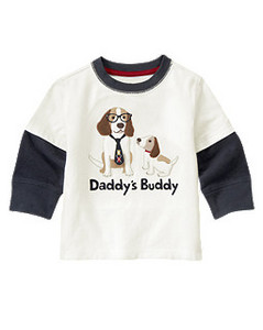 Daddy's Buddy Double Sleeve Tee