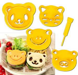 CuteZcute Bento Sandwich Cutter and Pastry Stamp Kit