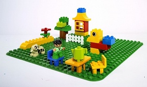 Конструктор Lego DUPLO Строительная пластина, лего 2304