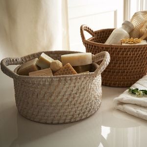 Modern Weave Round Baskets | west elm