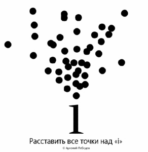 расставить все точки над и