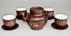 Сервиз глиняный "Золотой Юннань"