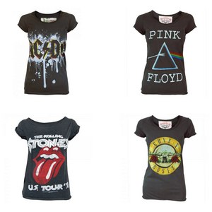 Майки AC/DC, PINK FLOYD, The Rolling Stones, Guns'n'Roses