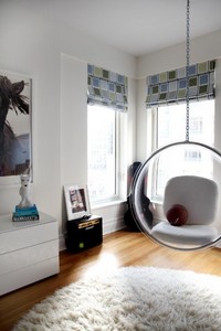 Подвесное кресло шар (пузырь) прозрачное Bubble Chair.