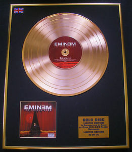 CD GOLD DISC The Eminem Show Limited Edition