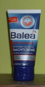 Balea Soft & Clear Intensiv-Schutz Nachtcreme — Защитный ночной крем для молодой кожи