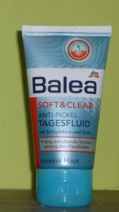 Balea Soft & Clear Anti-Pickel Tagesfluid — Дневной флюид для молодой кожи