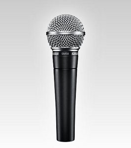 Микрофон Shure SM58 со стойкой типа "журавль"